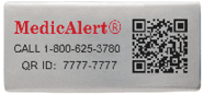 QR Code Shoe Tag Medical ID, , pemblem image number 0